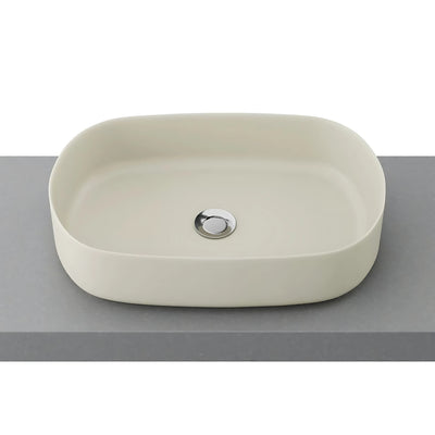 TIMBERLINE MYRTLE ABOVE COUNTER BASIN MATTE IVORY 550MM