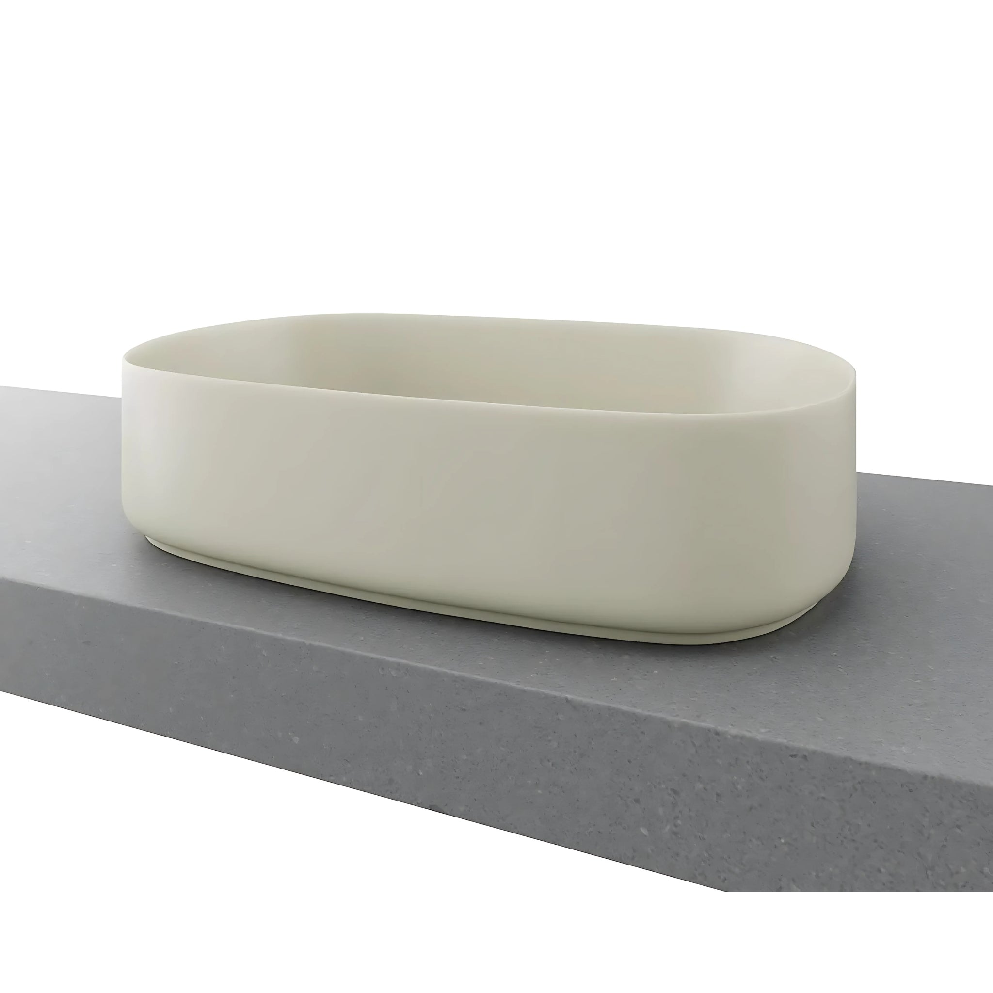 TIMBERLINE MYRTLE ABOVE COUNTER BASIN MATTE IVORY 550MM