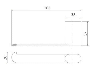 OLIVERI MADRID TOILET ROLL HOLDER CLASSIC GOLD