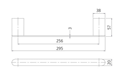 OLIVERI MADRID TOWEL RING BRUSHED NICKEL