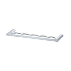 OLIVERI MADRID DOUBLE NON HEATED TOWEL RAIL CHROME (AVAILABLE IN 650MM AND 800MM)