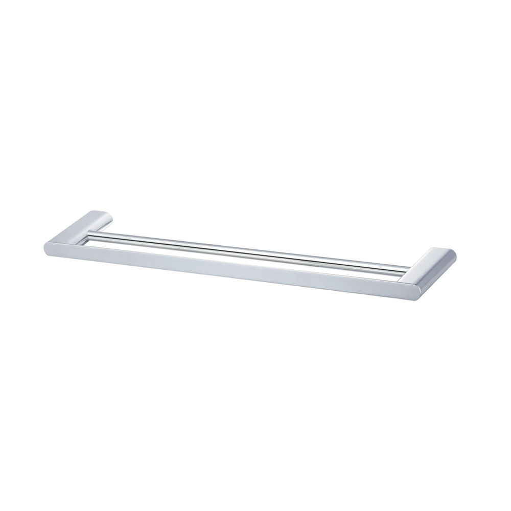 OLIVERI MADRID DOUBLE NON HEATED TOWEL RAIL MATTE BLACK (AVAILABLE IN 650MM AND 800MM)