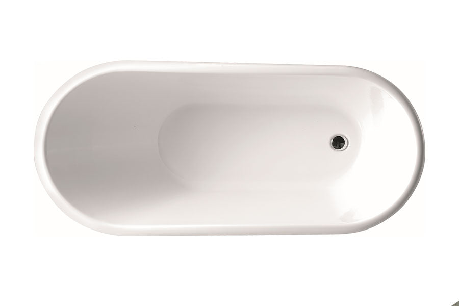 DECINA MARCELLA FREESTANDING BATH GLOSS WHITE 1700MM