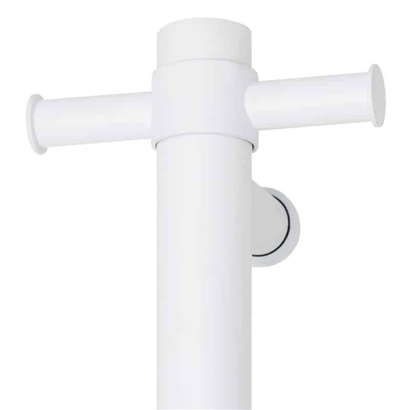 THERMOGROUP 240 VOLT VERTICAL SINGLE HEATED TOWEL RAIL 900MM MATTE WHITE