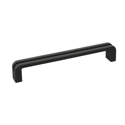 MODULR SQUARE HANDLE MATTE BLACK (AVAILABLE IN 128MM, 160MM AND 192MM)