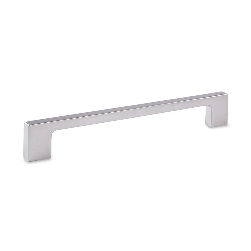 MODULR SQUARE HANDLE 128MM MATTE CHROME