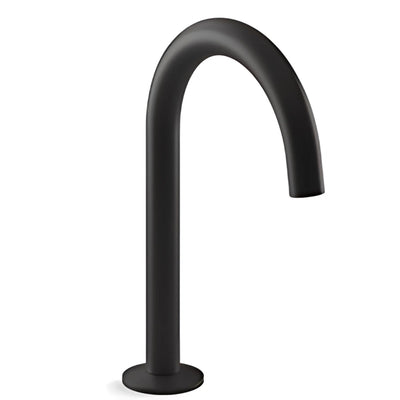 KOHLER COMPONENTS HOB MOUNT TUBE BASIN SPOUT 160MM MATTE BLACK