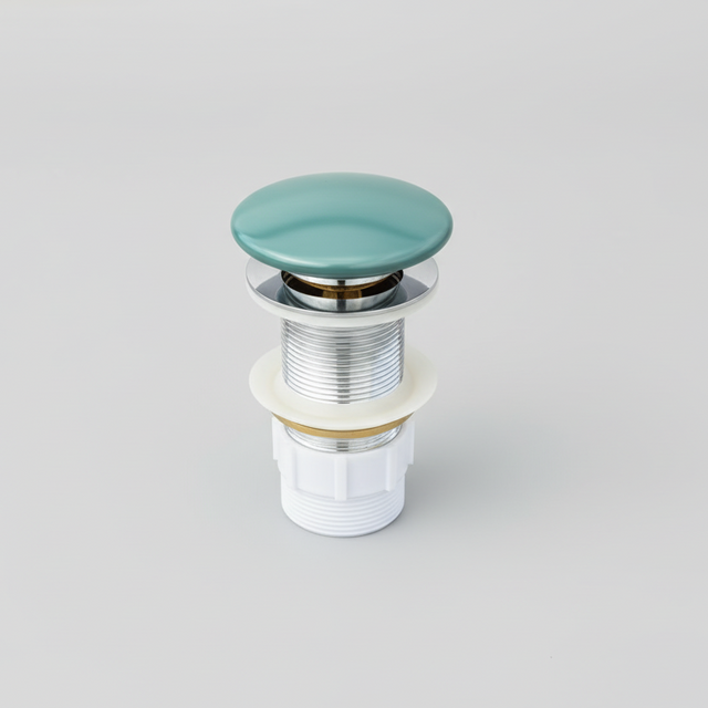 CLAYA MATTE GREEN POP-UP WASTE NON-OVERFLOW 32MM MATTE GREEN