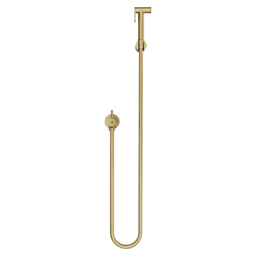 LINSOL ZARAH SINGLE CONTROL BIDET/DOUCHE SPRAY BRUSHED BRASS