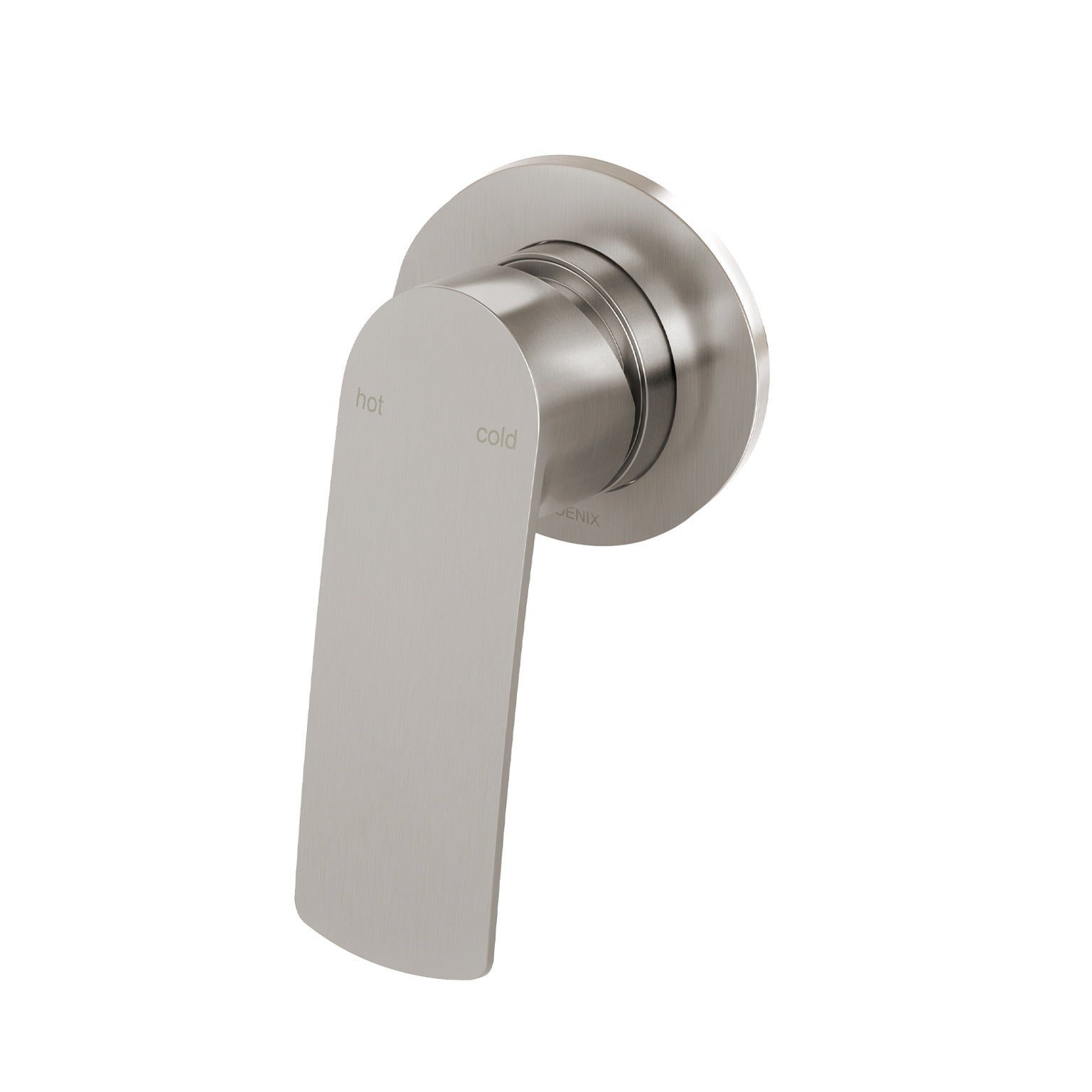 PHOENIX MEKKO SWITCHMIX WALL MIXER W/ ROUND BACKPLATE FIT-OFF AND ROUGH-IN KIT BRUSHED NICKEL