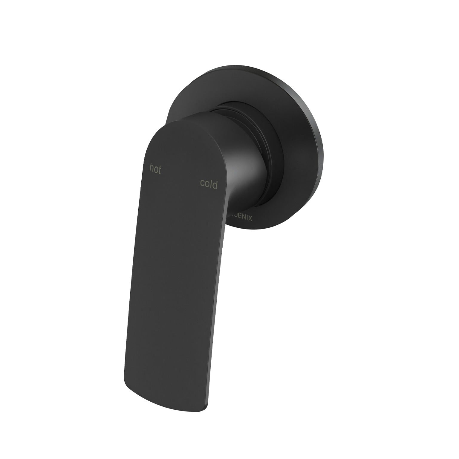 PHOENIX MEKKO SWITCHMIX WALL MIXER W/ ROUND BACKPLATE FIT-OFF AND ROUGH-IN KIT MATTE BLACK
