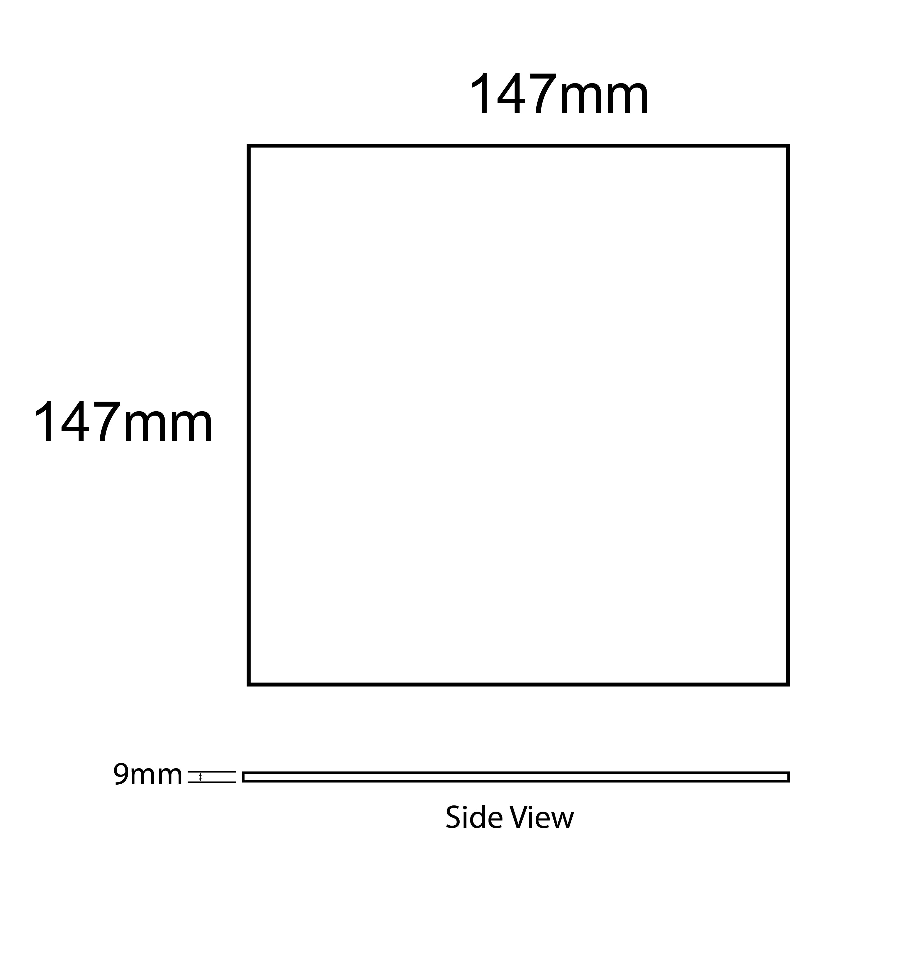 ELITE AGADIR PIEDRA ULTRA GLOSS 147X147MM SQUARE TILE (PER BOX)