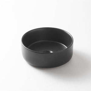 CLAYA ROUND ABOVE COUNTER BASIN MATTE BLACK 300MM