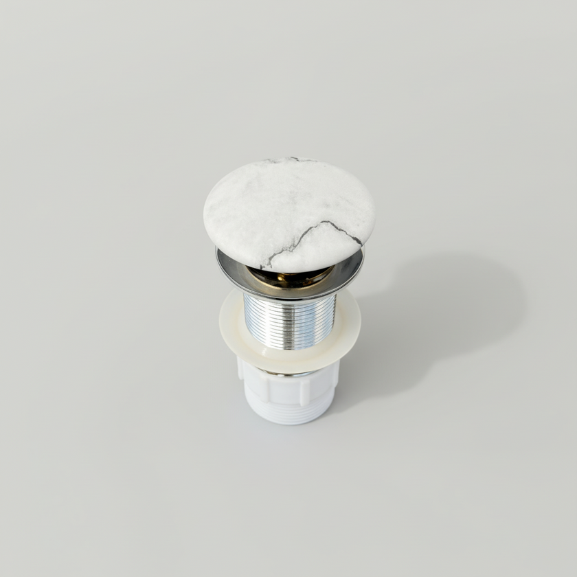 CLAYA MIRA POP-UP WASTE NON-OVERFLOW 32MM MATTE CARRARA