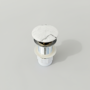 CLAYA MIRA POP-UP WASTE NON-OVERFLOW 32MM MATTE CARRARA