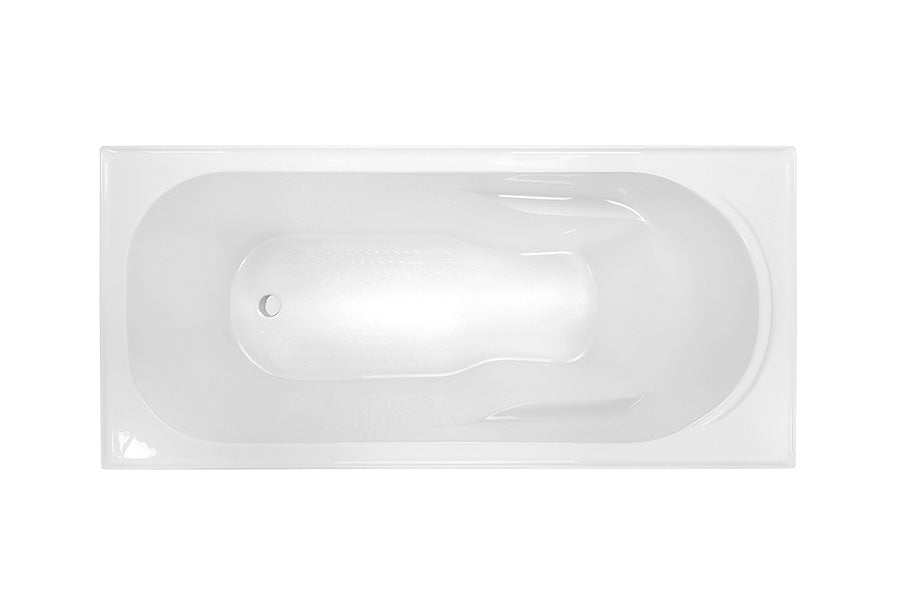 DECINA MODENA INSET BATH GLOSS WHITE (AVAILABLE IN 1210MM, 1515MM, 1635MM AND 1785MM)