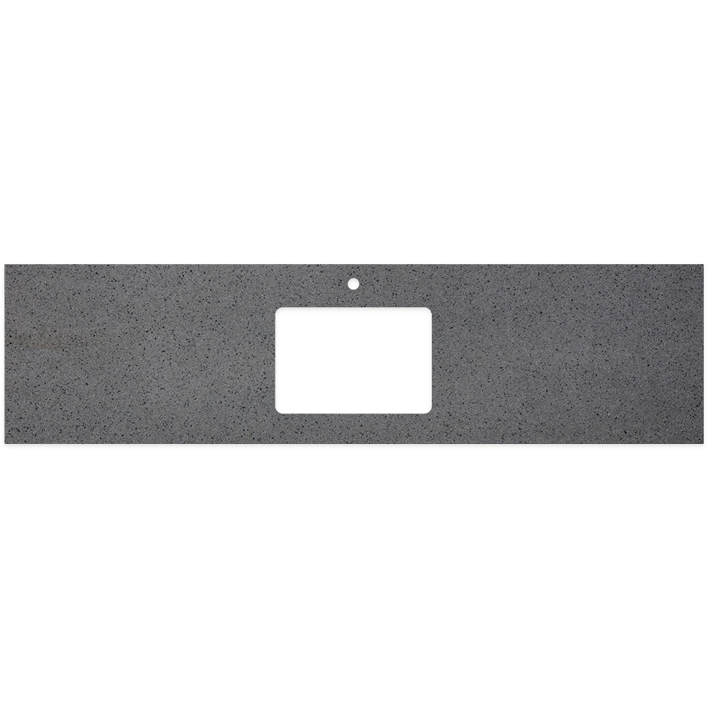 FIENZA MOONSCAPE RECTANGULAR SOLID SURFACE BENCHTOP WITH UNDERMOUNT BASIN HOLE & TAP HOLE (AVAILABLE IN 600MM, 750MM, 900MM, 1200MM, 1500MM AND 1800MM)