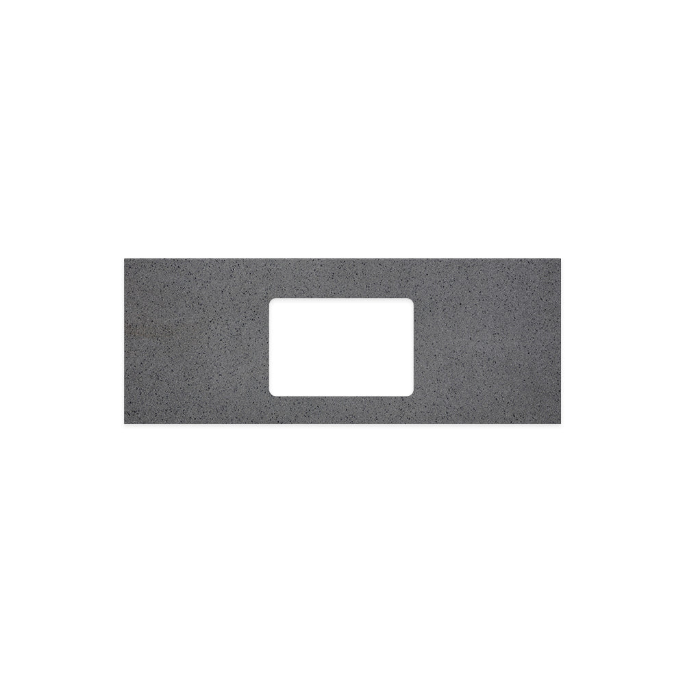 FIENZA MOONSCAPE RECTANGULAR SOLID SURFACE BENCHTOP WITH UNDERMOUNT BASIN HOLE (AVAILABLE IN 600MM, 750MM, 900MM, 1200MM, 1500MM AND 1800MM)