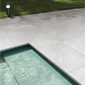 MUSES PETRA MIX IVORY FELLTEC 600X600MM SQUARE PAVER (PER BOX)