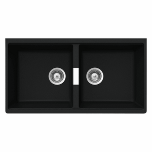 SCHOCK HORIZONT DOUBLE BOWL UNDERMOUNT KITCHEN SINK MAGMA 860MM