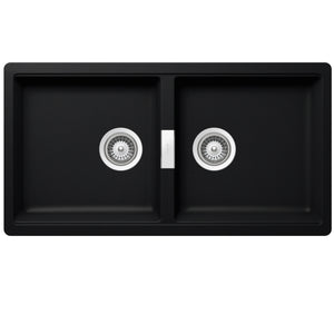 SCHOCK HORIZONT DOUBLE BOWL UNDERMOUNT KITCHEN SINK PURO 860MM