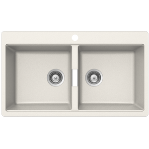 SCHOCK HORIZONT DOUBLE BOWL 1TH KITCHEN SINK POLARIS 860MM