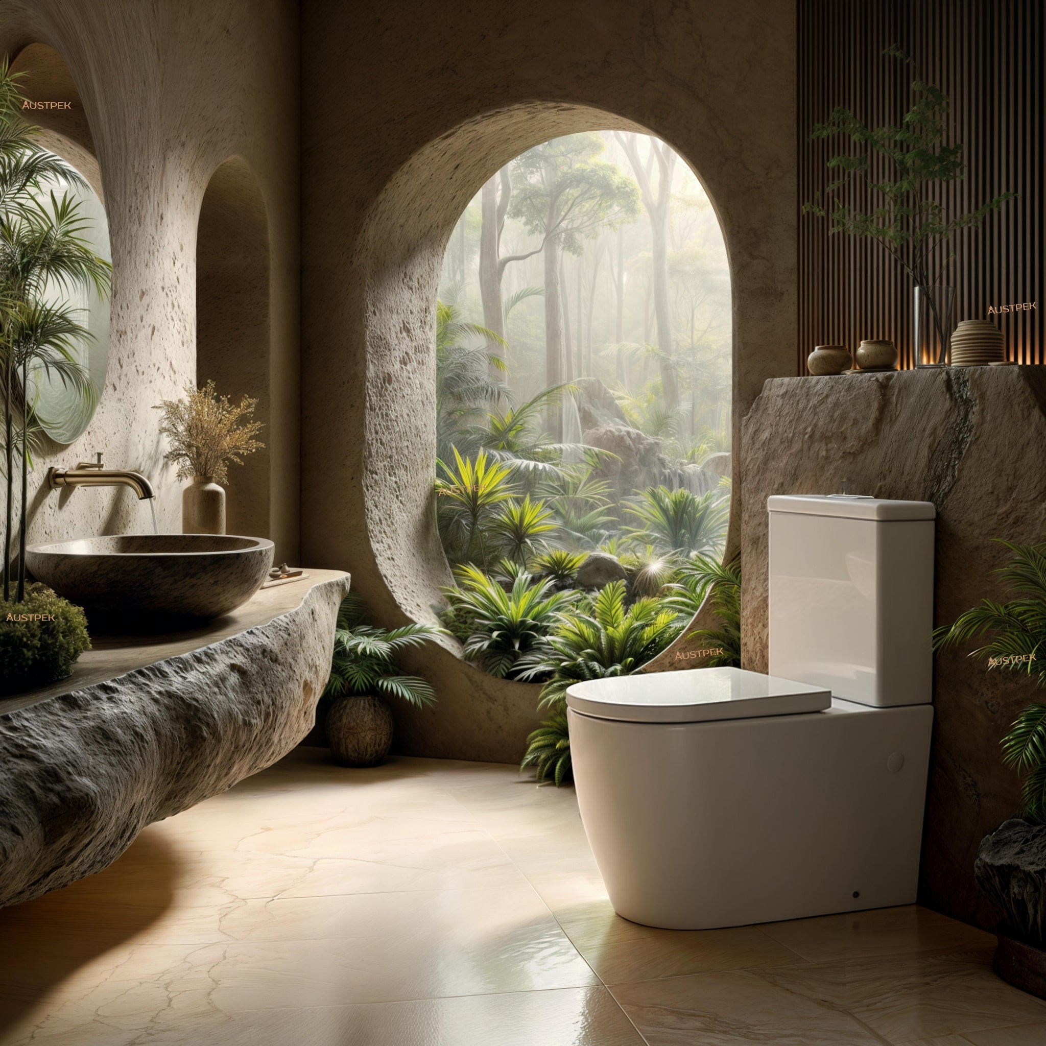 TURNER HASTINGS NARVA RIMLESS BACK TO WALL CLOSE COUPLED TOILET SUITE GLOSS WHITE