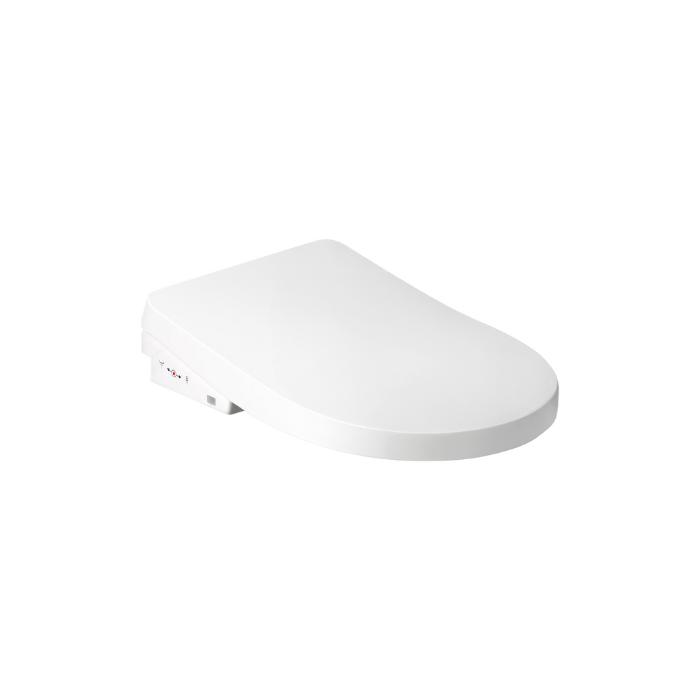 TURNER HASTINGS NARVA BACK-TO-WALL TOILET WITH DIB ULTRA SLIM REMOTE CONTROL BIDET ELONGATED GLOSS WHITE