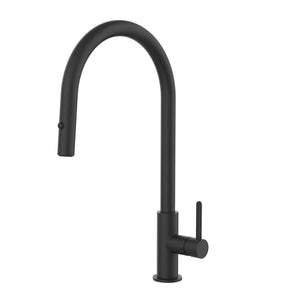 TURNER HASTINGS NAPLES PULL OUT MIXER TAP 410MM MATTE BLACK