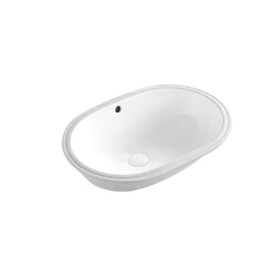 TURNER HASTINGS NARVA OVAL UNDER COUNTER PILL BASIN MATTE WHITE 570MM