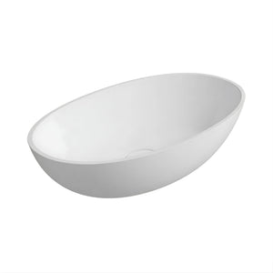 TURNER HASTINGS NARVA ABOVE COUNTER BASIN MATTE WHITE 600MM
