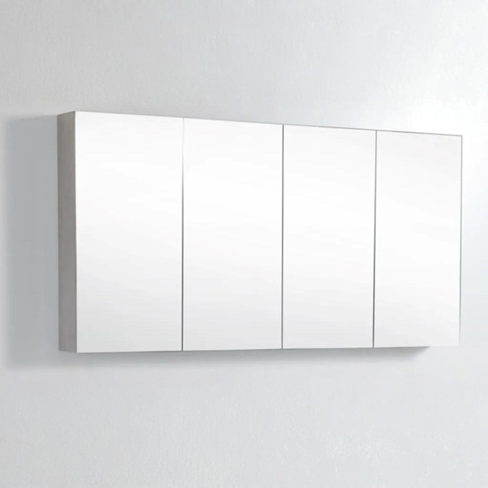 POSEIDON NOVA CONCRETE GREY MIRROR SHAVING CABINET 1480X750MM