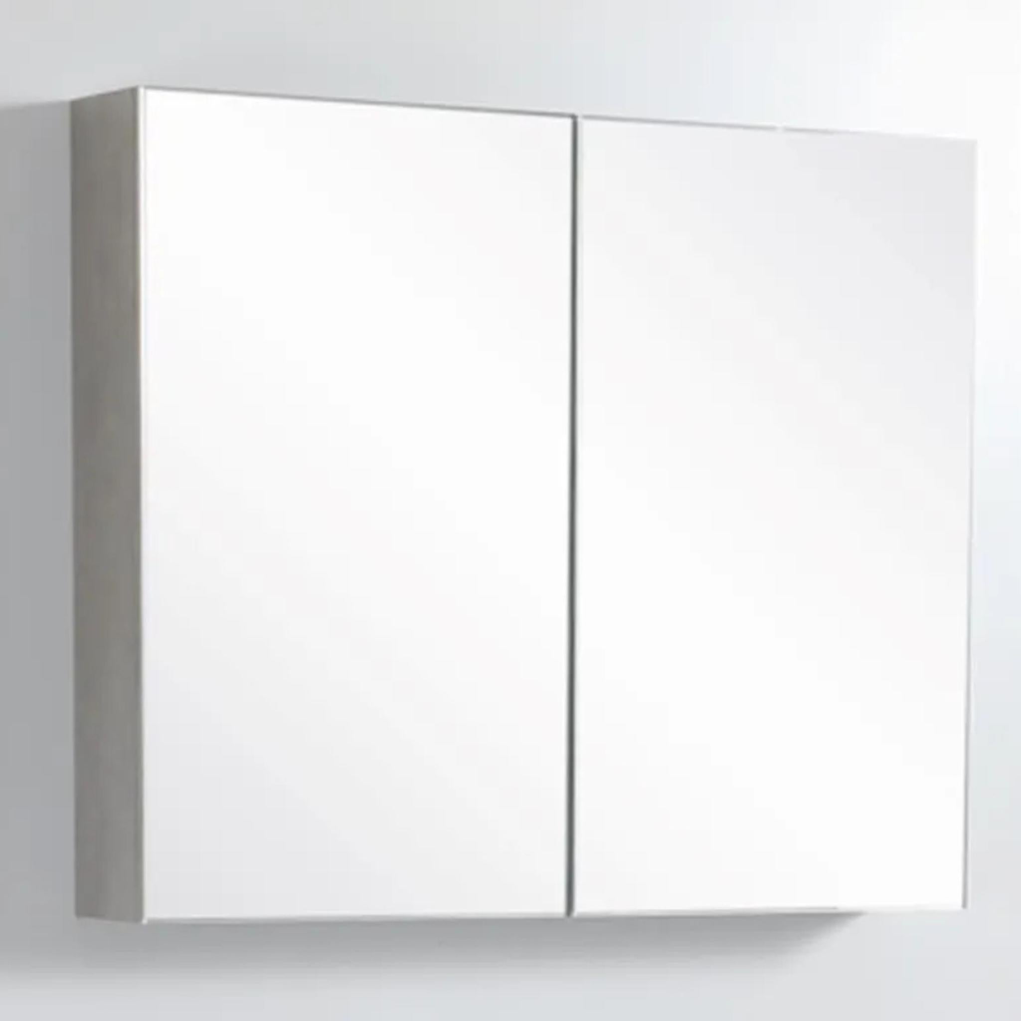 POSEIDON NOVA CONCRETE GREY MIRROR SHAVING CABINET 900X750MM