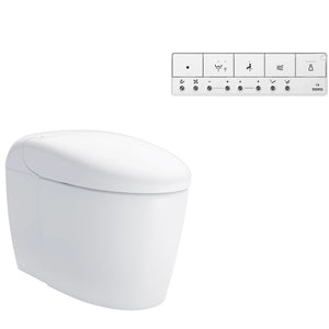 TOTO NEOREST RS INTEGRATED TOILET & REMOTE CONTROLLED WASHLET ELONGATED GLOSS WHITE