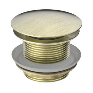 NERO BATH POP-UP PLUG WITH REMOVABLE WASTE NO OVERFLOW 40MM AGED BRASS