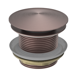 NERO BATH POP-UP PLUG WITH REMOVABLE WASTE NO OVERFLOW 40MM BRUSHED BRONZE