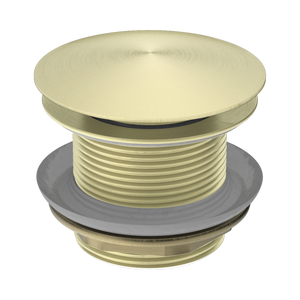 NERO BATH POP-UP PLUG WITH REMOVABLE WASTE NO OVERFLOW 40MM BRUSHED GOLD