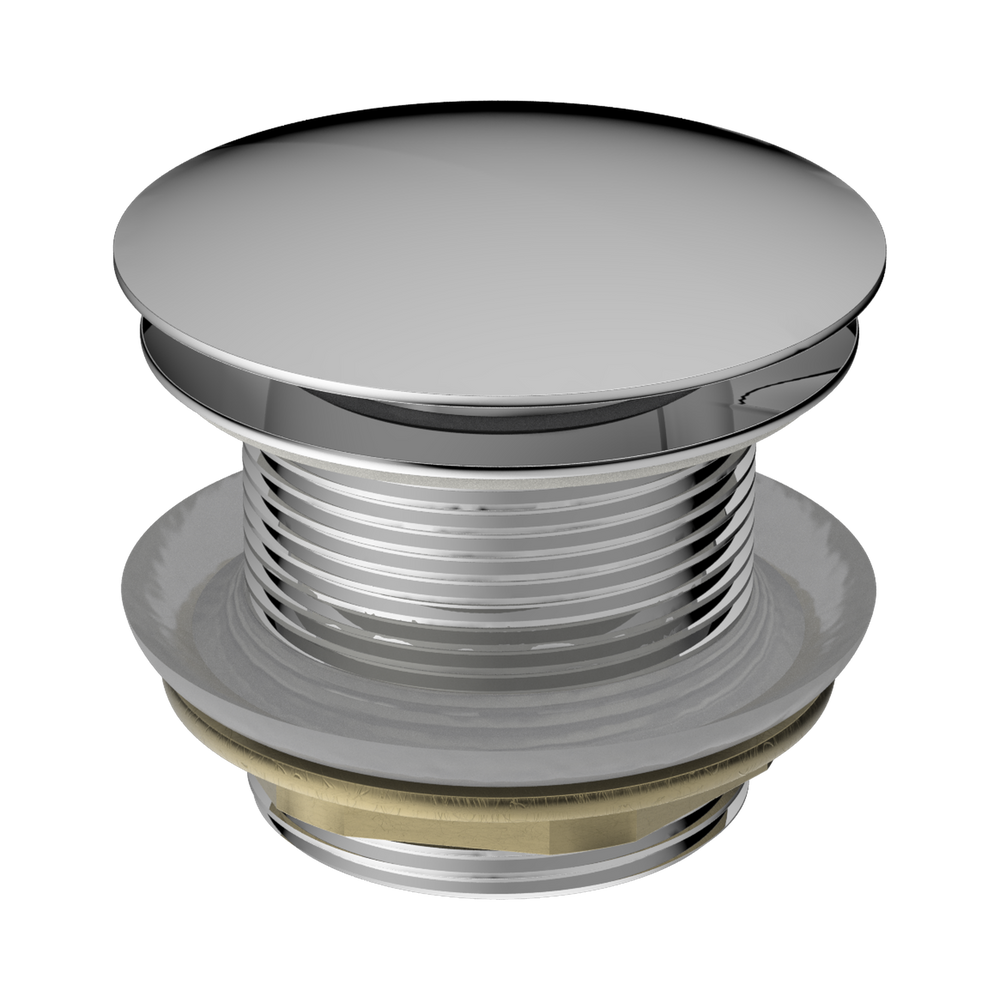 NERO BATH POP-UP PLUG WITH REMOVABLE WASTE NO OVERFLOW 40MM CHROME