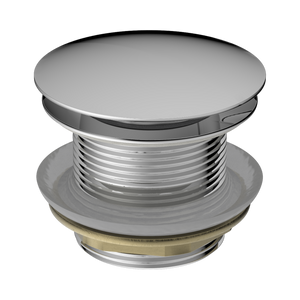 NERO BATH POP-UP PLUG WITH REMOVABLE WASTE NO OVERFLOW 40MM CHROME