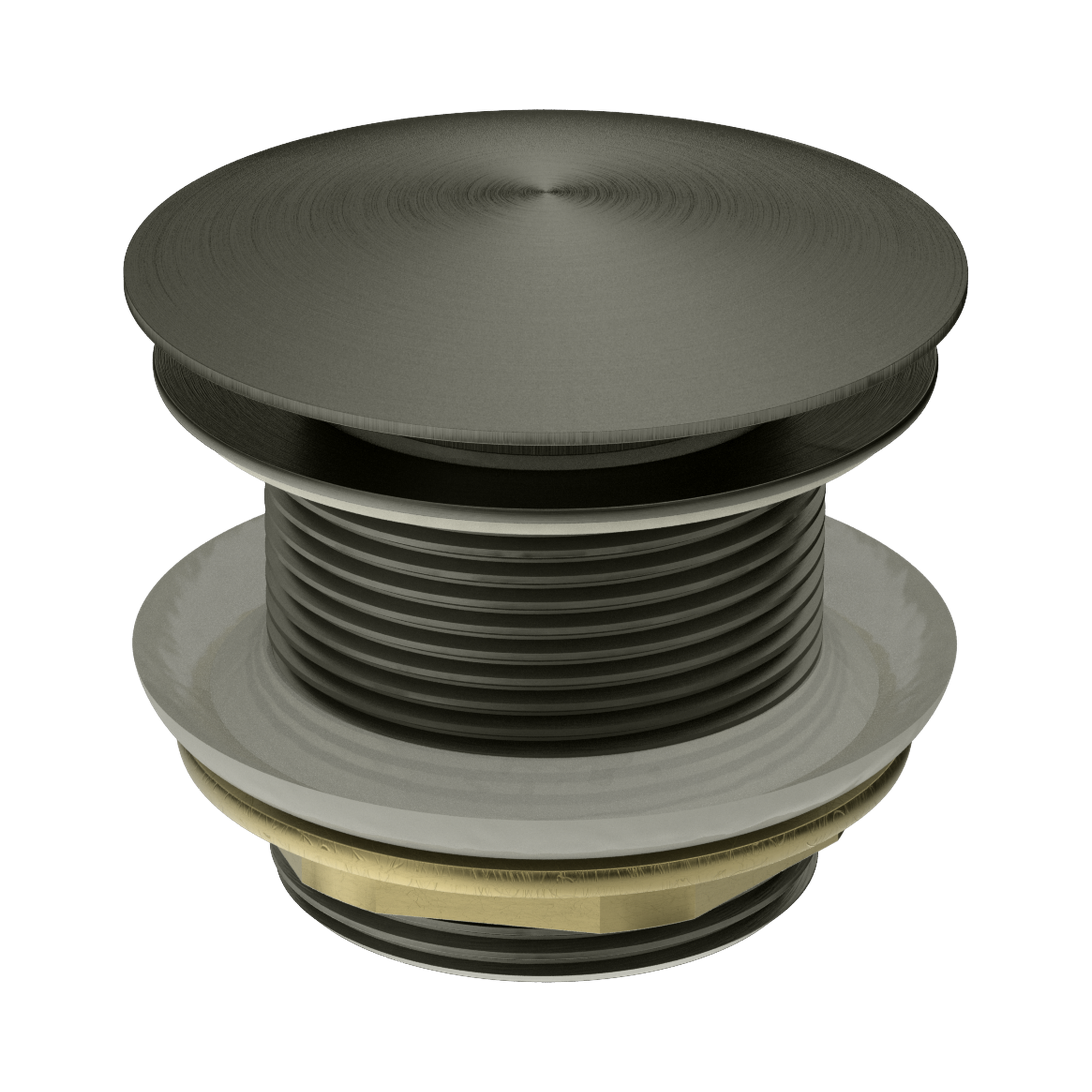 NERO BATH POP-UP PLUG WITH REMOVABLE WASTE NO OVERFLOW 40MM GRAPHITE