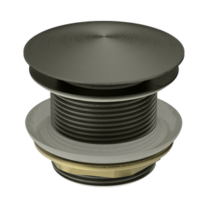 NERO BATH POP-UP PLUG WITH REMOVABLE WASTE NO OVERFLOW 40MM GRAPHITE