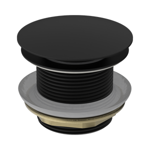 NERO BATH POP-UP PLUG WITH REMOVABLE WASTE NO OVERFLOW 40MM MATTE BLACK