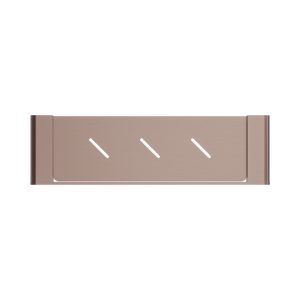NERO BIANCA METAL SHOWER SHELF 423MM BRUSHED BRONZE