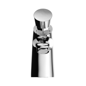 NERO COMMERCIAL SS316 TIMEFLOW PUSH BUTTON PILLAR TAP 128MM CHROME