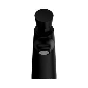 NERO COMMERCIAL SS316 TIMEFLOW PUSH BUTTON PILLAR TAP 128MM PVD BLACK