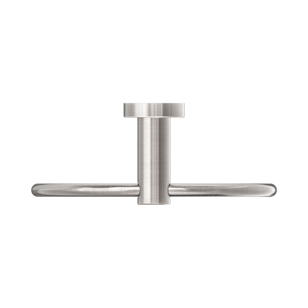 NERO DOLCE II HAND TOWEL RING 203MM BRUSHED NICKEL