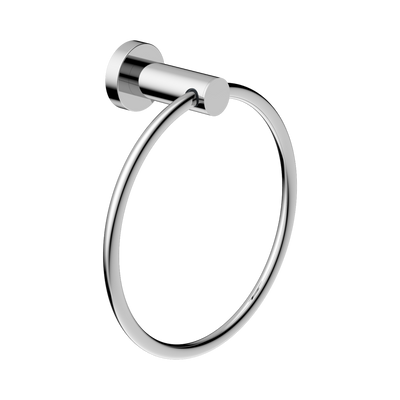 NERO DOLCE II HAND TOWEL RING 203MM CHROME