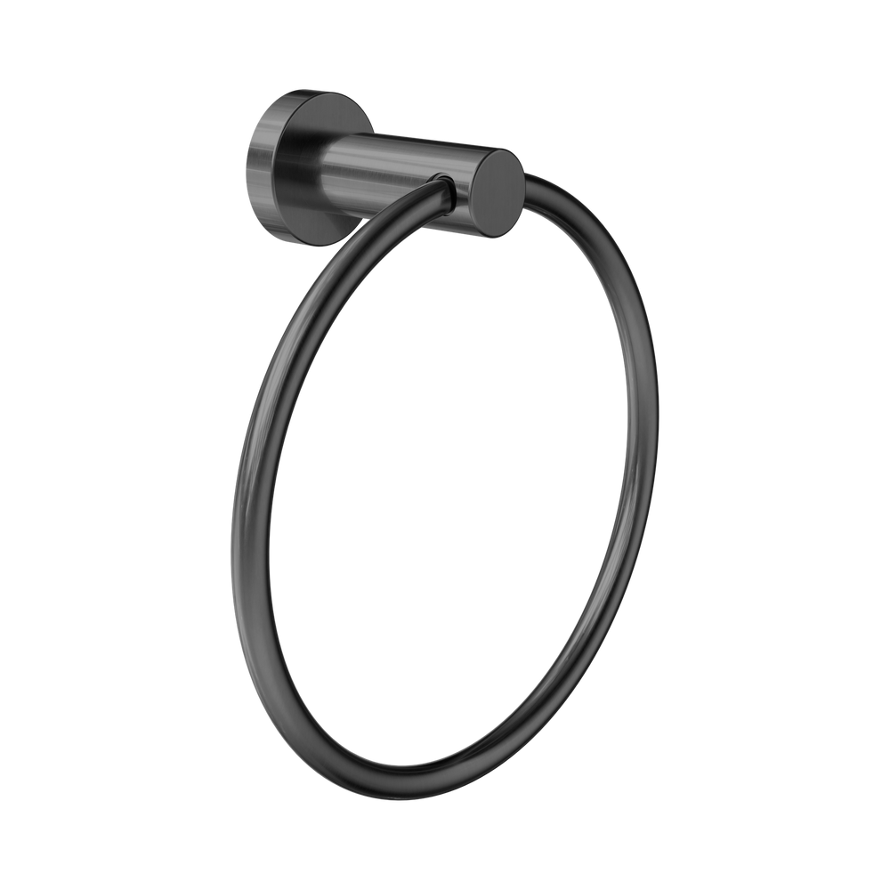 NERO DOLCE II HAND TOWEL RING 203MM GUN METAL