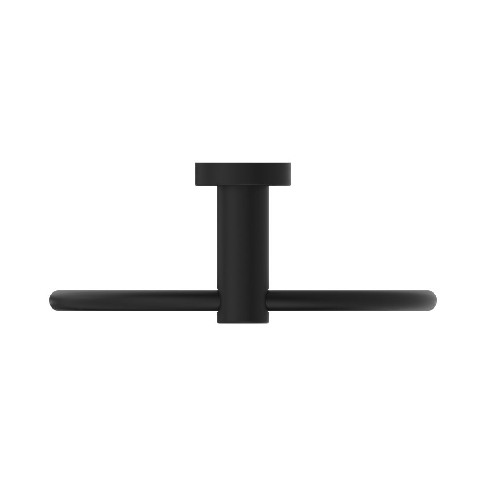 NERO DOLCE II HAND TOWEL RING 203MM MATTE BLACK