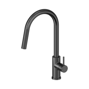 NERO DOLCE II PULL OUT SINK MIXER 427MM GUN METAL